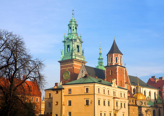 Fototapeta na wymiar Zamek na Wawelu
