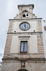 Fototapeta na wymiar Clocktower. Putignano. Apulia.