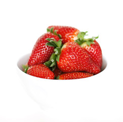 strawberries in a bowl