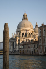Fototapeta na wymiar Venice - Santa Maria della Salute church