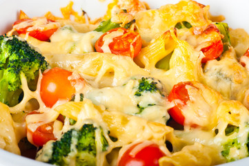 Pasta and broccoli bake