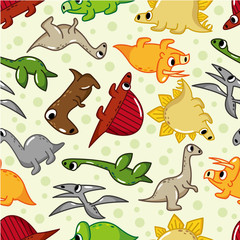 seamless dinosaur pattern