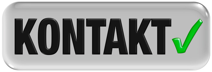 Button grau Ecken rund KONTAKT