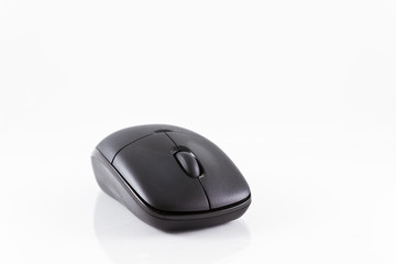 Old black wireless mouse