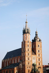 Fototapeta na wymiar Marienkirche Kraków