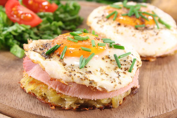 Rösti mit Spiegelei