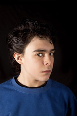 Fototapeta premium sguardo di ragazzino