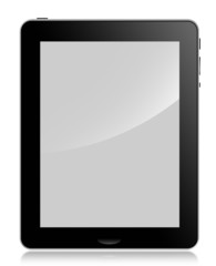 Tablet Computer or pad with reflection