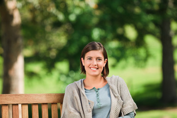 Woman on the bench