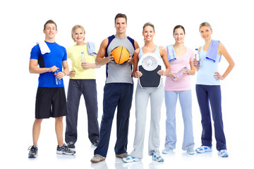 Fototapeta premium Gym, Fitness, healthy lifestyle