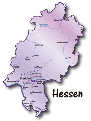 Hessen Übersicht flieder