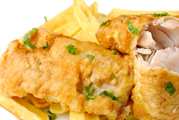 Fried fish and chips