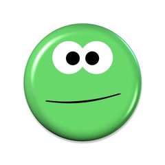 Naklejka premium Emoji, nachdenklich