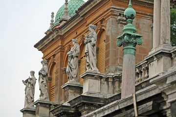 Obraz premium Budapest: Statuen am Donauufer (Ungarn)