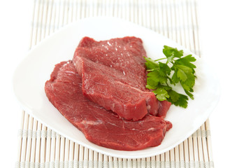 fresh raw meat