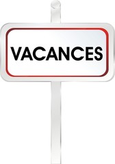 pancarte vacances