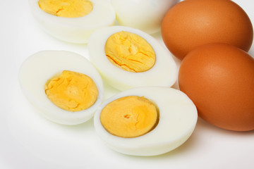 Hard boiled eggs