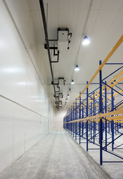 Large newly built warehouse