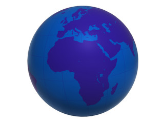Blue World Globe v2- Europe&Africa