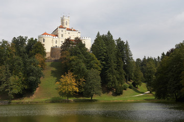 Fototapeta na wymiar Croatia, Zagorje. Castle Trakoscan