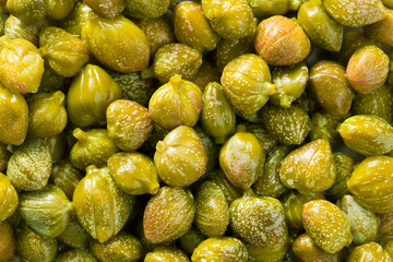 green capers background