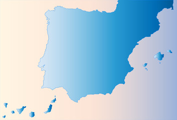 Mapa de España con las islas