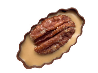 Chocolate candy isolated