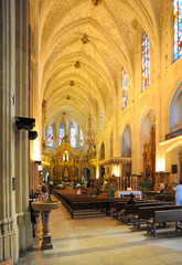 Fototapeta premium Église basilique du monastère franciscain