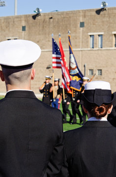 Parade der US Navy