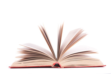 The opened book