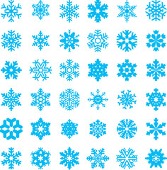 Naklejka premium Flocons neige de noel