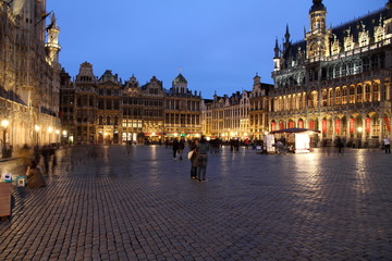 Fototapeta na wymiar Grande Place Groote Markt Bruksela Belgia Europa