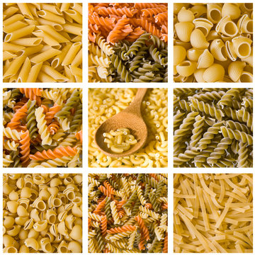 composition p&acirc;tes en couleur