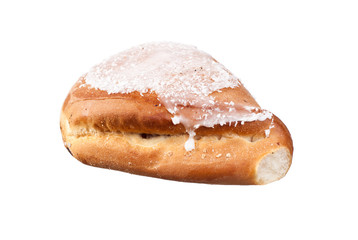 Sweet pastries isolated on white