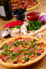 Pepperoni pizza