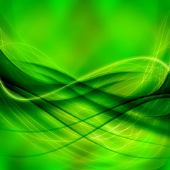 zielona abstrakcja © kubowa1