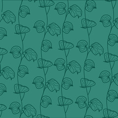 Floral patter, vector illustration