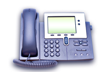 office phone with receiver