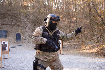 Fototapeta premium Police instructor