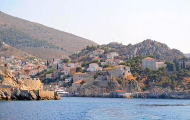 Fototapeta premium small island town, Greece