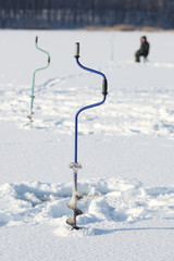 ice fishing