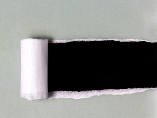 black paper torn texture and place for your posts