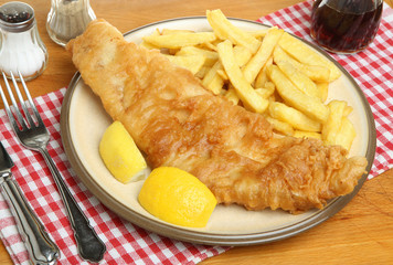 Fried Cod Fish & Chips