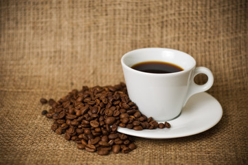 Coffee and beans