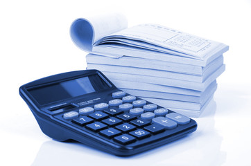 Calculator and receipts