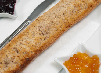 Healthy morning toast