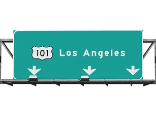 Foto op Plexiglas Los Angeles 101 Freeway Los Angeles