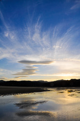 Sunset at Abel Tasman national park