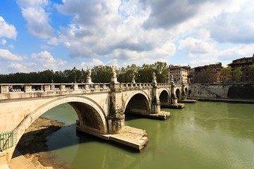 Tiber river in Rome