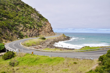 Fototapeta na wymiar Ocean Road, Victoria, Australia